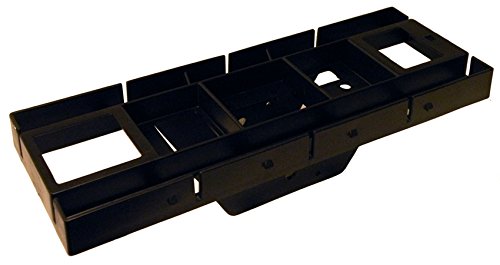 Product Cover Gibraltar Mailboxes Patriot Rust-Proof Plastic Black, Mailbox Mounting Board, GMB225B