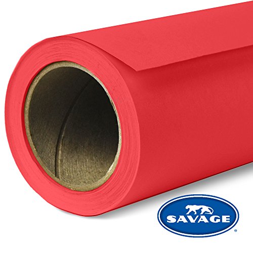 Product Cover Savage Seamless Background Paper - #8 Primary Red (53 in x 36 ft)