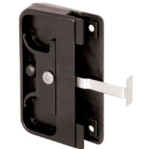 Product Cover Slide-Co, Black Prime-Line Products 121740 Mortise Style Screen Door Latch and Pull, Plastic