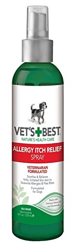 Product Cover Vet's Best Allergy Itch Relief Spray for Dogs | Soothes Dog Dry Skin | Relieves The Urge to Itch, Lick, and Scratch | 8 Ounces