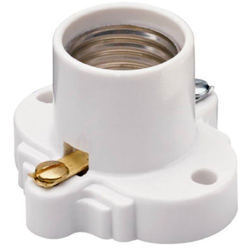 Product Cover Pass & Seymour White Medium Base Cleat Lamp Socket