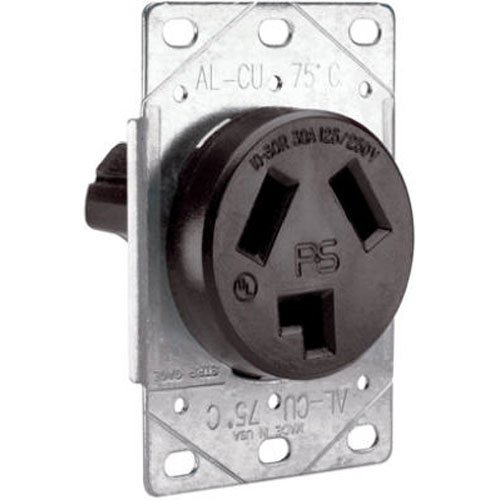 Product Cover Legrand - Pass & Seymour 3860CC6 Flush Outlet 30-Amp 125-volt/250-volt Three Pole Three Wire
