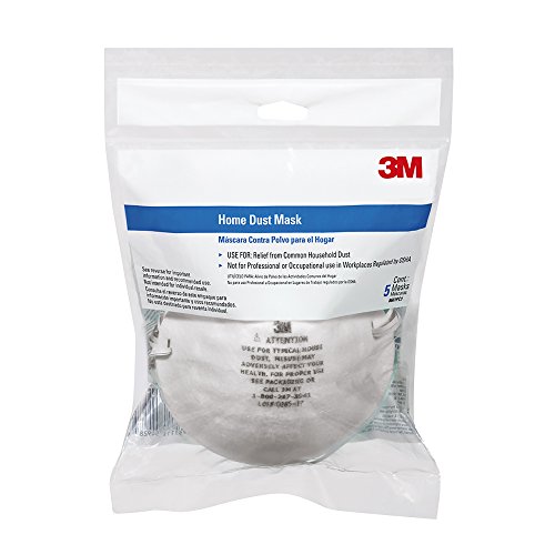 Product Cover 3M 8661PC1-A Home Dust Mask, 5-Pack