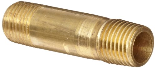Product Cover Anderson Metals Brass Pipe Fitting, Long Nipple, 1/8
