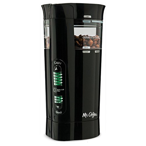 Product Cover Mr. Coffee 12 Cup Electric Coffee Grinder with Multi Settings, IDS77-RB