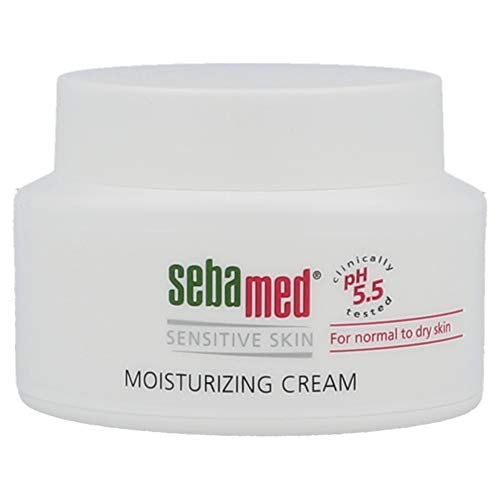 Product Cover Sebamed Moisturizing Face Cream for Sensitive Skin pH 5.5 Hypoallergenic Ultra Hydrating with Vitamin E Dermatologist Recommended 2.6 Fluid Ounces (75 Milliliters)