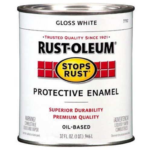 Product Cover Rust-Oleum 7792504 Protective Enamel Paint Stops Rust, 32-Ounce, Gloss White