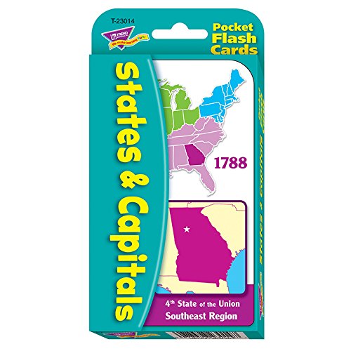Product Cover States & Capitals Pocket Flash Cards
