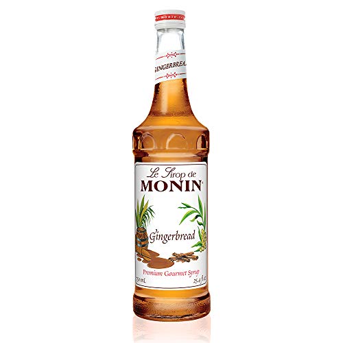 Product Cover Monin - Gingerbread Syrup, Hint of Nutmeg and Cinnamon, Natural Flavors, Great for Lattes, Mochas, Sodas, and Cocktails, Vegan, Non-GMO, Gluten-Free (750 Milliliters)