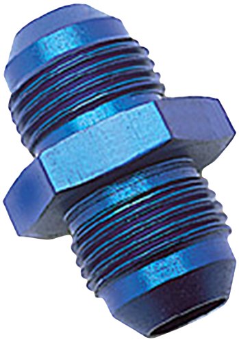 Product Cover Russell 660350 Blue Anodized Aluminum -6AN Flare Union Adapter