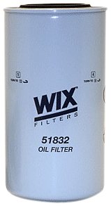 Product Cover WIX Filters - 51832 Heavy Duty Spin-On Lube Filter, Pack of 1