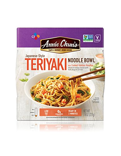 Product Cover Annie Chun's Teriyaki Noodle Bowl, Non-Gmo, Vegan, 7.8-oz (Pack of 6), Japanese-Style