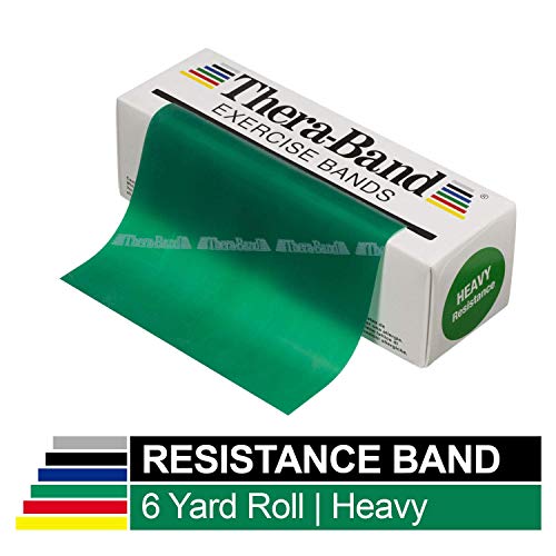 Product Cover TheraBand Resistance Bands, Level 3 - Intermediate, Green