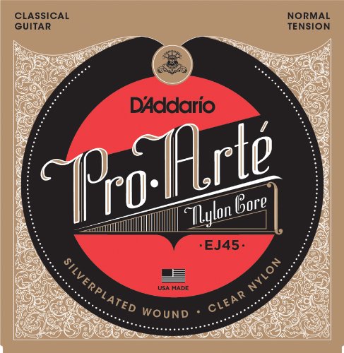 Product Cover D'Addario EJ45 Pro-Arte Nylon Classical Guitar Strings, Normal Tension