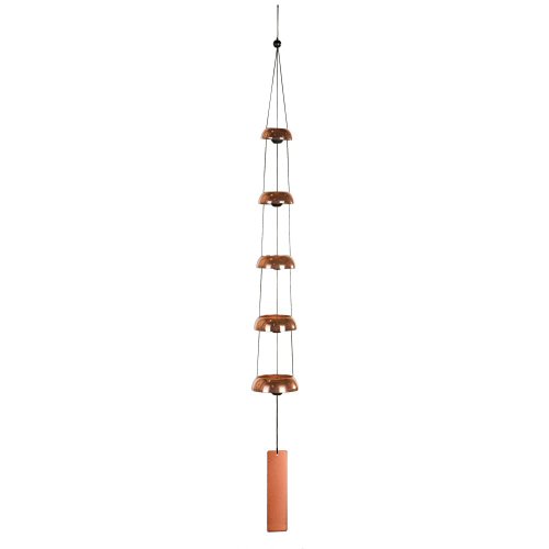 Product Cover Woodstock Chimes TB5C The Original Guaranteed Musically Tuned Temple Bells, Quintet - Copper