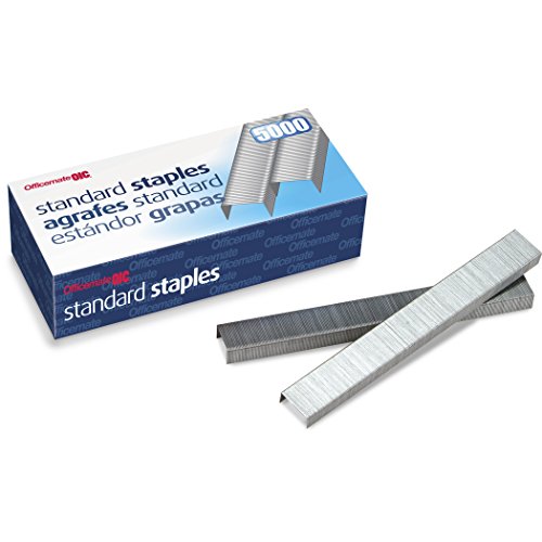 Product Cover Officemate Standard Staples, 210 per Strip, 20 Sheets Capacity, 5,000 per Box (91900)