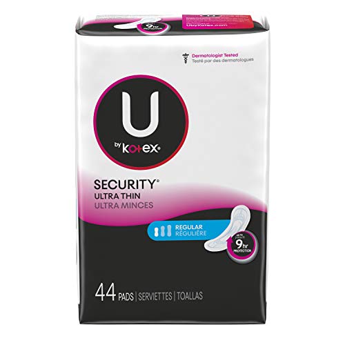 Product Cover U by Kotex Security Ultra Thin Pads, 176 Count
