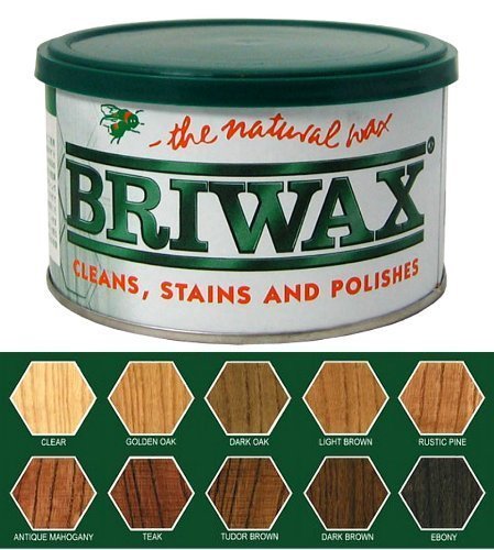 Product Cover Briwax (Tudor Brown) Furniture Wax Polish, Cleans, stains, and polishes