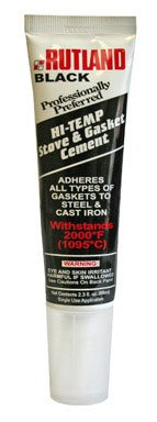 Product Cover Rutland Products Rutland Stove Gasket Cement, 2.3-Ounce Tube, Black