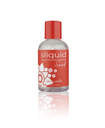 Product Cover Sliquid Swirl Flavored Water Based Lubricant, Cherry Vanilla, 4.2 Ounce