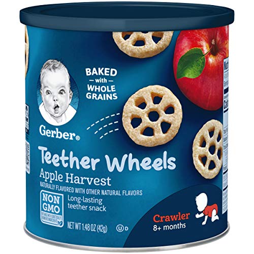 Product Cover Gerber Teether Wheels, Apple Harvest, 1.48 Ounce (Pack of 6)