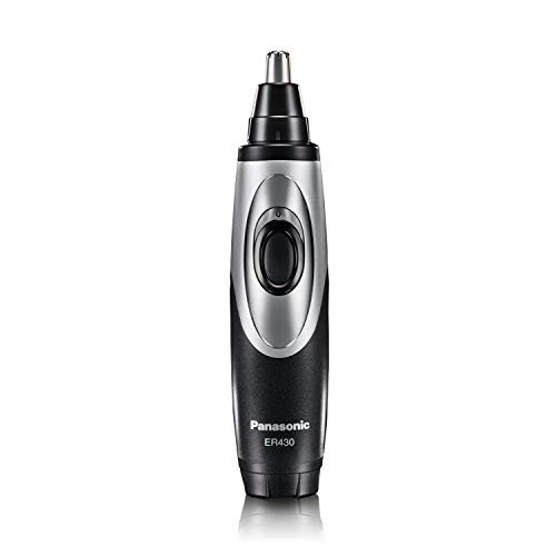 Product Cover Panasonic Nose Hair Trimmer and Ear Hair Trimmer ER430K, Vacuum Cleaning System , Men's, Wet/Dry, Battery-Operated