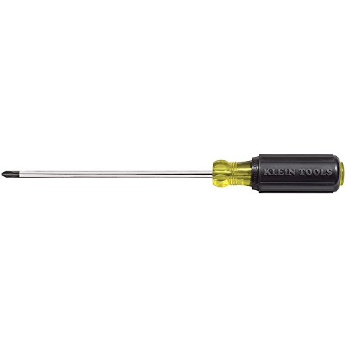Product Cover Screwdriver Phillips #2, Non Magnetic Screwdriver with 10-Inch Round Shank, Cushion Grip Klein Tools 603-10