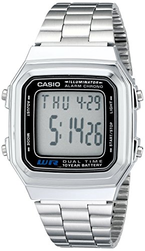 Product Cover Casio Men's A178WA-1A Illuminator Stainless Steel Watch