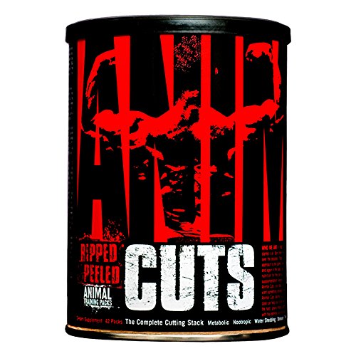 Product Cover Animal Cuts - All-in-one Complete Fat Burner Supplement with Thermogenic and Metabolism Support - Energy Booster, Raspberry Ketones and Thyroid Complex - 42 Packs