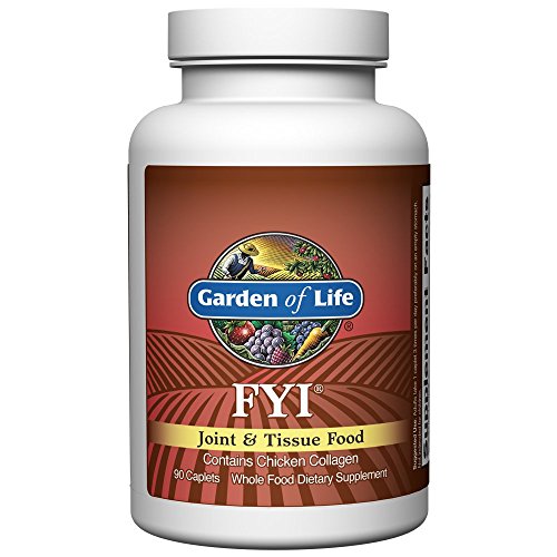 Product Cover Garden of Life Joint and Tissue Support - FYI Joint Supplement with Chicken Collagen Type II, 90 Caplets