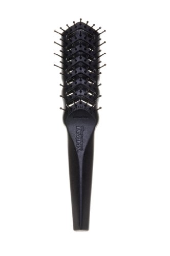 Product Cover Denman 7 Row -D100 - Women Styling Tunnel Vented Hair Brush with Nylon Ball Tip Bristle - Ergonomic Design for Detangling & Volumizing