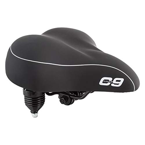 Product Cover Sunlite Cloud-9 Bicycle Suspension Cruiser Saddle, Cruiser Gel, Tri-color Black