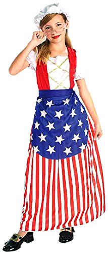 Product Cover Forum Novelties Patriotic Party Betsy Ross Costume, Child Medium