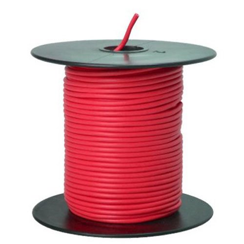 Product Cover Southwire 55667423 Primary Wire, 18-Gauge Bulk Spool, 100-Feet, Red