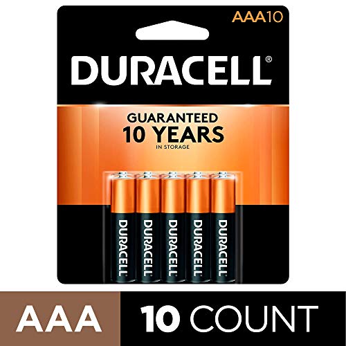 Product Cover Duracell - CopperTop AAA Alkaline Batteries - long lasting, all-purpose Triple A battery for household and business - 10 count