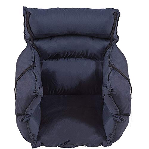 Product Cover DMI Comfort Wheelchair Cushion, Wheelchair Seat Cushion, Total Wheelchair Pillow, Recliner or Chair Cushion, Navy