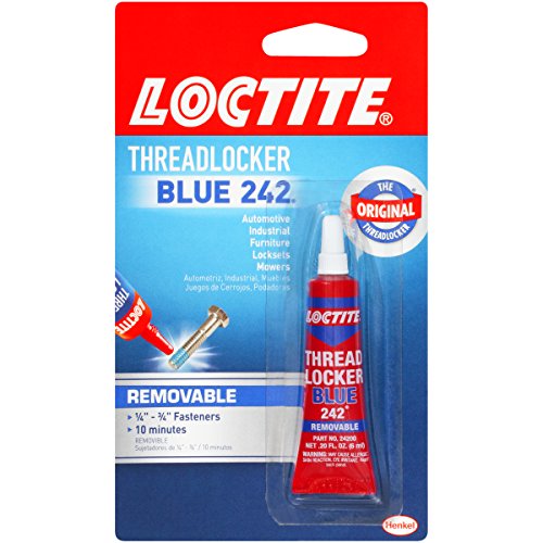 Product Cover Loctite  Heavy Duty Threadlocker, 0.2 oz, Blue 242, Single