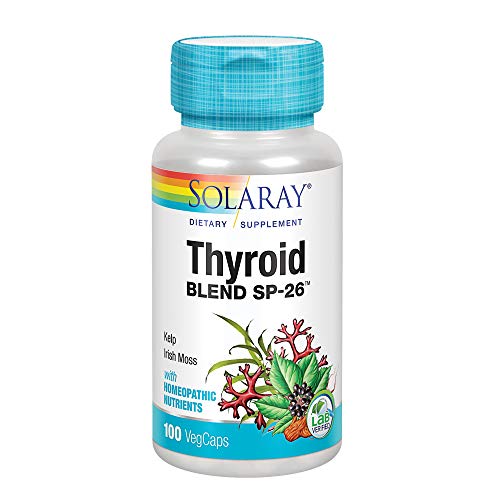 Product Cover Solaray Thyroid Blend SP-26 VCapsules, 100 Count