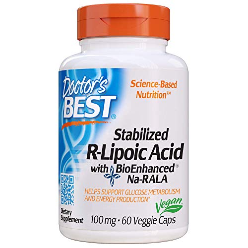 Product Cover Doctor's Best, Best Stabilized R-Lipoic Acid, 100 mg, 60 Veggie Caps