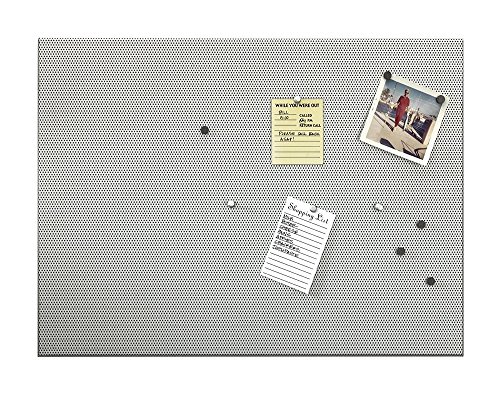 Product Cover Umbra Bulletboard - Cork Board, Bulletin Board and Magnetic Board for walls - Modern Look with Dual Surface Design - Includes 12 Pushpins and 12 Magnets, 21x15 Inches