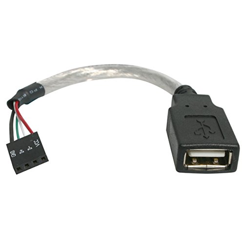 Product Cover StarTech.com 6in USB 2.0 A to USB 4 Pin to Motherboard Header Adapter F/F - USB cable - USB (F) to 4 pin USB 2.0 header (F) - USBMBADAPT