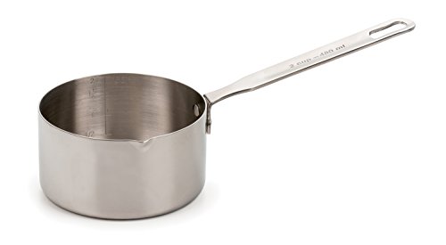 Product Cover RSVP International Endurance (MEA-200) Measuring Pan Scoop, 2 Cups, Stainless Steel