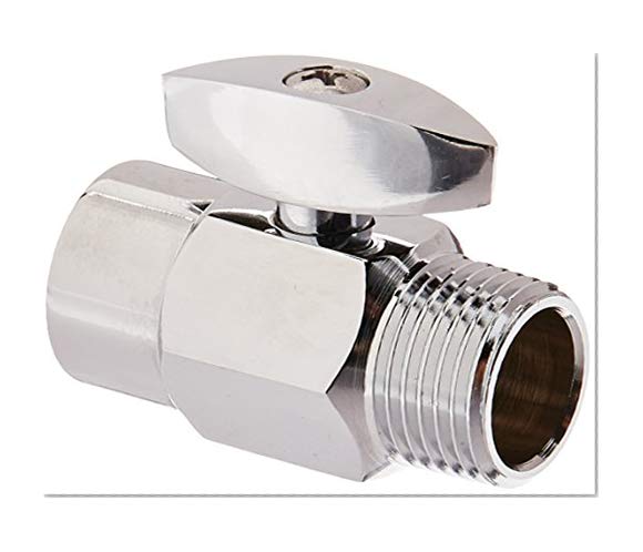 Product Cover DANCO Shower Volume Control Shut-Off Valve, Chrome, 1.6 inch, 1-Pack (89171)