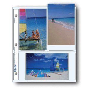 Product Cover Printfile Archival Photo Album Pages for 6 4 x 6 Prints 100 Sheets - Printfile 466P100