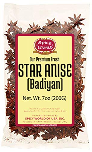 Product Cover Whole Star Anise Pods Spice 7 Ounce - Seed, All Natural from India - by Spicy World