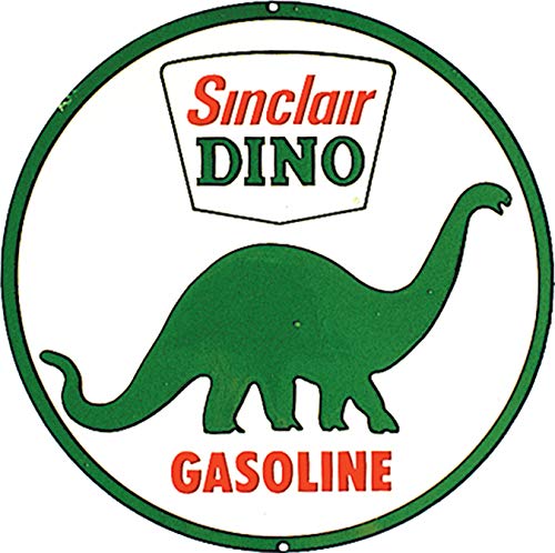 Product Cover Desperate Enterprises Sinclair Dino Gasoline Tin Sign, 11.75