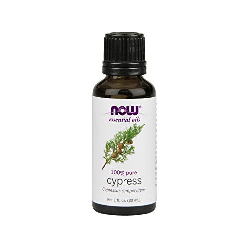 Product Cover Now Essential Oils, Cypress Oil, Balancing Aromatherapy Scent, Steam Distilled, 100% Pure, Vegan, 1-Ounce