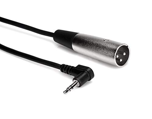 Product Cover Hosa XVM-110M Right Angle 3.5mm TRS to XLR3M 10 Ft