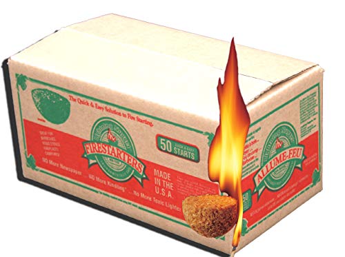 Product Cover Lightning Nuggets N50VBOX Firestarters Box of Fire-Starting Nuggets, 50 Count