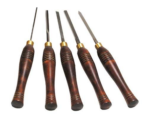 Product Cover PSI Woodworking Lcmini2 Mini 5Piece HSS wood Lathe Chisel Turning Set